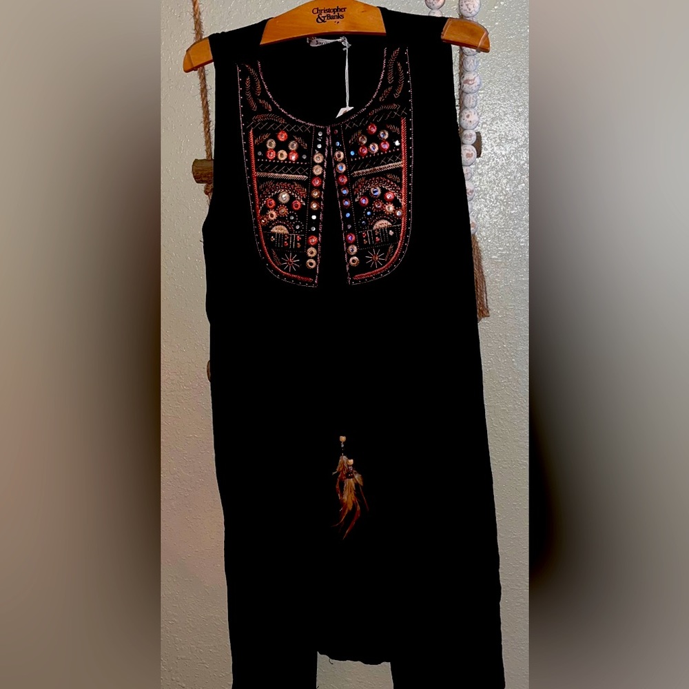 Women’s long vest